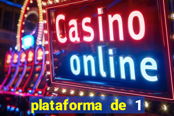 plataforma de 1 real fortune tiger